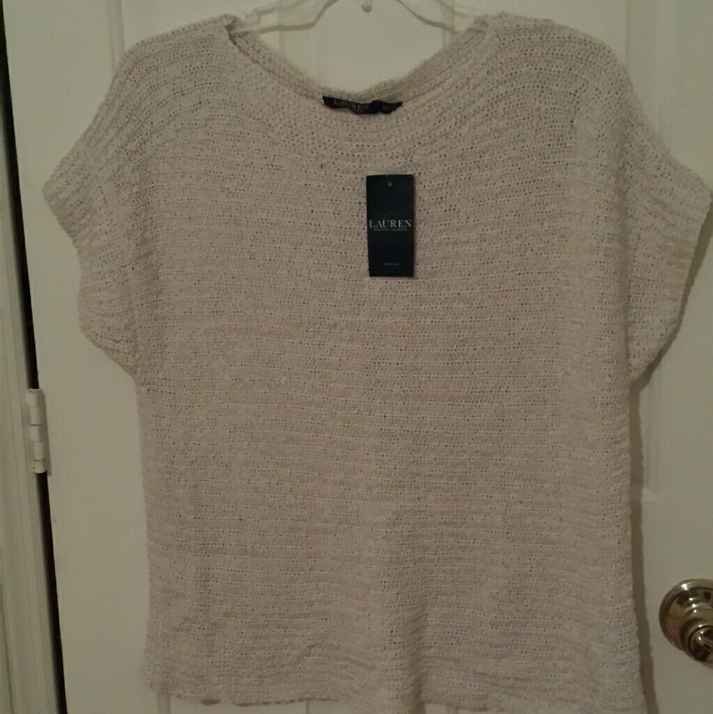 Ralph Lauren ribbon style sweater plus